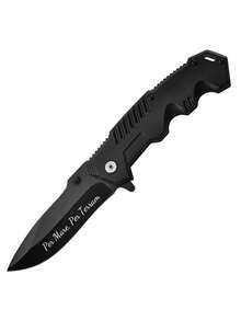 个性定制露营刀折叠刀水果刀男士便携刀非常适合户外露营狩猎求生小刀，男士工具礼物 - 款式F - 查看 10