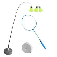 Single Badminton Trainer Badminton Accessories Badminton Set Self Practice Trainer Aid Adjustable Badminton Training Device For Beginner Badminton Shuttlecock Trainer For Home And Court
