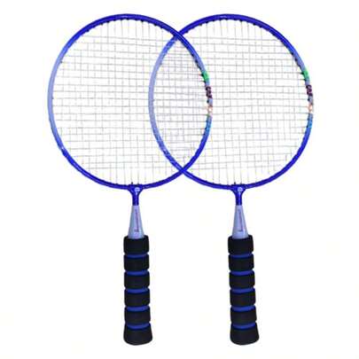 1 Pair Badminton Racket Set Portable Lightweight Badminton Racket For Boys And Girls Backyard Gym Beach Outdoor Games