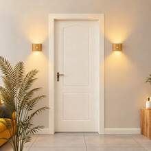 LED Bewegungsmelder Nachtlicht, Induktionslampe, LED Wandleuchte, USB aufladbar und mit 1200mAh Batterie betrieben, Büro Innenbeleuchtung, einfache Installation für Zuhause Dekoration (Schlafzimmer/Badezimmer/Küche/Flur) Stimmungslicht