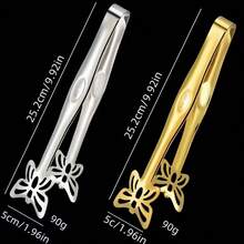 Stainless Steel Butterfly Clamp, Thick 304 Grade, Multi-Purpose Food Clip For Cooking, Grilling, Household