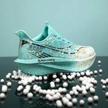 女士透气网面跑步鞋 - 轻便低帮运动鞋，适合女性健身、训练、健美、交叉训练、跑步，缓震鞋底，亮绿色配色，是健身房、训练和休闲穿着的理想之选 - 四季皆宜，舒适透气，时尚运动设计，经久耐用 - 冰河綠 - 查看 5