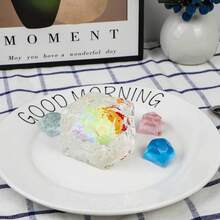 New  Taba Squishy Cube Kit – Nice Transparent Fidget Toy With Rainbow Design For Stress Relief,Seasonal Gifts - Thuốc lá 1 - Xem 7