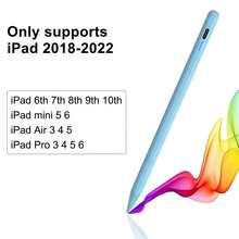 兼容 Apple Pencil Air 11 5 4 3 M3 M2 A16 Pro 13 第 11 代 M4 12.9 触控笔 10 9 第 9 代 10 代 mini 6 7 平板电脑触控笔，送给母亲、家人、朋友的生日、节日礼物，手机配件 - 彩色 - 查看 14