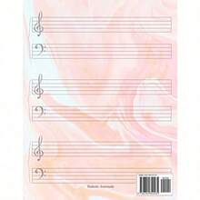 Blank Sheet Music Notebook for : Notation Paper For Composing For with Wide Staves - como en la foto - Ver 2