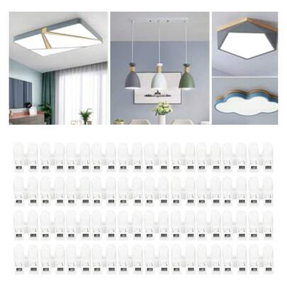 100pcs 5A 220V 2 Pin Push Quick Wire Cable Connector Spring Clamp Terminal White Wiring Terminal Fast Wire Connection