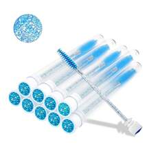Waloshow Bộ cọ trang điểm mi giả kim cương 1-10-20-30-40-50 chiếc, cọ chuốt mascara nối mi với đầu cọ thay thế, cọ trang điểm kim cương sáng bóng chống bụi. - Nhiều màu - Xem 18