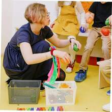 Calisthenics Lightweight Equipment Sports Elastic Ribbon Rings Wrist Bells Dance Bracelets