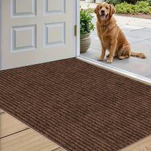 1pc Non-Slip Door Mat - Low Profile Entryway Mat With Rubberbacking, Textured Surface For Added Grip, Perfect For Indoor/Outdoor Use, Available In Multiple Sizes, Washable Area Mat,Stylish Dark Grey, Machine Washable & Quick-Dry, Door Mat Indoor, Non-Slip Backing Entry Rug & Door Mats, Low-Profile Entryway Rugs - Multicolor - View 19