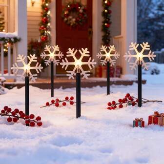 Solcellsdriven julgolvlampa, stjärnsnöflinge-atmosfärlampa, varmvit, solcellsdriven dekorativ gräsmattelampa, lämplig för balkong, trädgård, innergårdsscenlayout, juldekoration juldekoration julgransdekoration presentdekor thanksgiving bröllop heminredning heminredning höstdekor höstdekoration födelsedagsdekorationer för presenter festtillbehör inomhus utomhus trädgård helgdag festivaldekor halloweendekoration väggdekoration halloweenprydnader