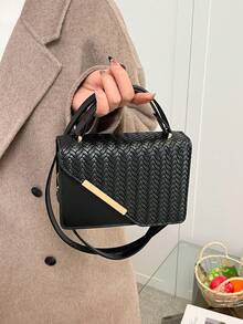 Nuevo bolso de mano cruzado de mujer de alta calidad y estilo sencillo, con un solo hombro y diagonal, adecuado para salir y para ir al trabajo - Multicolor - Ver 3
