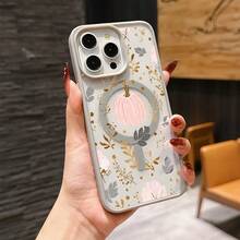 Rosa Kürbis Muster Handyhülle Kompatibel mit iPhone 17 16 15 14 13 12 und 11 Pro Modellen Sie ist stoßfest, fingerabdruckresistent, rutschfest und kratzfest und leicht zu tragen Es ist das perfekte Geschenk für Familie Freunde und Ihren Lebenspartner Es eignet sich perfekt für Geburtstage Weihnachten Ostern Valentinstag und andere Feiertage geeignet für alle Anlässe - Blau - Übersicht 7