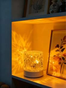 1 PC RGB Room Ceiling Decoration Night Light Multifunctional Water Ripple Projection Light Ocean Waves Rotating Atmosphere Light With Remote Control, Using Colorful LED Projection To Create A Magical Atmosphere, Suitable For Living Room, Bedroom - 16-color RGB Ocean Wave Ambient Light - View 11