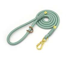 Pet Fashionable Personalized Gold Color Zinc Alloy Clasp Heavy Duty Handmade Nylon Leash For Dogs, Polyester Rope Durable Strong Dog Lead, Suitable For Large & Medium Pets, Collar And Training Accessories - Multicolor - View 21
