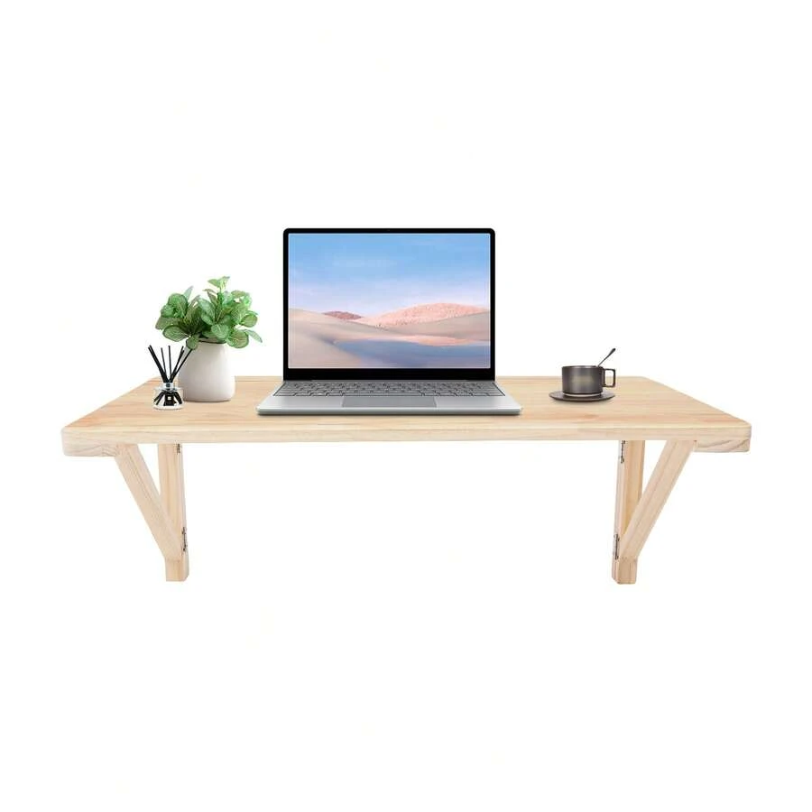 YUNRUX Folding Tables - Maple - View 1