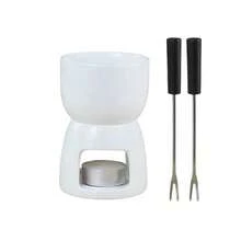 1pc Creative Ceramic Chocolate Fondue Pot, Suitable For Family Gatherings, Can Hold Cheese, Chocolate, Ice Cream And Other Fondue Dishes, Fashionable And Minimalist European Style Chocolate Fondue Pot. - Multicolor - View 9