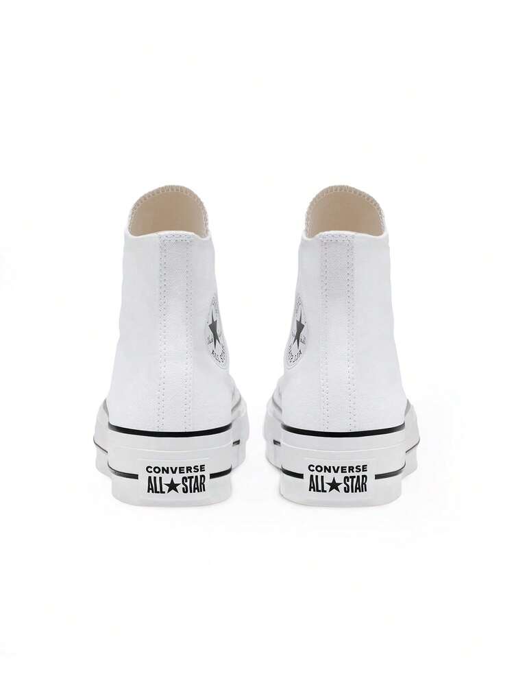 Converse Giày nữ thường ngày, nhẹ, êm ái, thoáng khí, đế dày, có logo, thân thiện với da, đa năng, chất liệu cotton, phù hợp đi làm hàng ngày, tập gym, đi học, thư giãn, du lịch. Mã sản phẩm: 560846C - Trắng - Xem 4