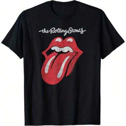 2025 Camiseta de Navidad para Niñas y Niños, Ropa de Año Nuevo, Camisetas de Acción de Gracias, Camisetas Gráficas de Algodón, Camiseta de Lengua con Escritura de los Rolling Stones, Camisetas Deportivas, Camiseta para Niños, Ropa de Niñas, Tops de Niñas, Camisetas de Niñas, camiseta para niños, camisetas para niños, ropa de niña, ropa para niñas, ropa de otoño para niños, camiseta casual, regalo perfecto de Navidad y festividades para niños y niñas