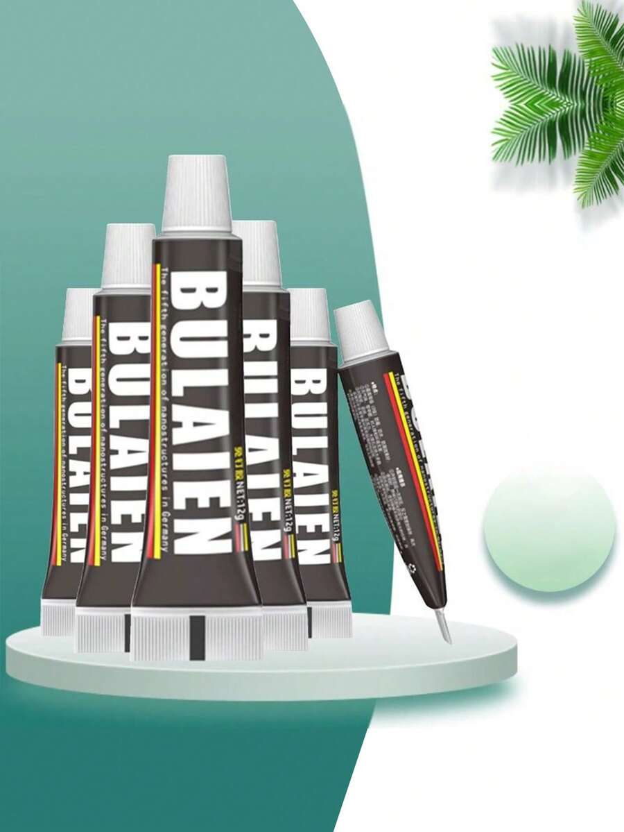 Strong Adhesive That Requires No Nails; Waterproof, Fast-Drying, Multi-Purpose Adhesive That Requires No Drilling; Suitable For Bathrooms, Living Rooms, Bedrooms, Etc. - 6g - View 1