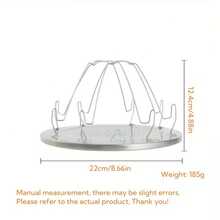 Portable 4-Panel Foldable Stainless Steel Outdoor Camping Bread Rack Grill