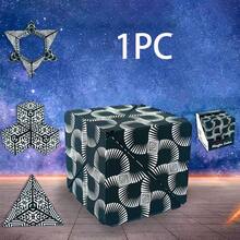 Đồ chơi Fidget Cube vô cực 3D, Khối lập phương biến hình quà tặng giảm căng thẳng cho thanh thiếu niên - Nhiều màu - Xem 15