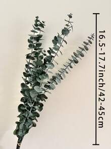 6/12/18pcs Evergreen Eucalyptus Branches, Eucalyptus Leaves, Eucalyptus Twigs, 17-Inch Evergreen Eucalyptus Branches Bouquet, Suitable For Home, Office, Wedding Venue, Bouquets And Farmhouse Decor, Halloween & Christmas - Multicolor - View 9