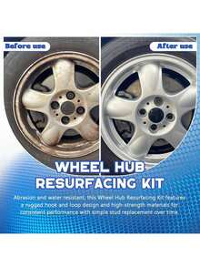 Black Reinforced Plastic Car Wheel Hub And Steel Rim Rust Proof Polishing Machine