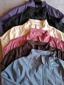 Women Lightweight Jackets, Tall Women - Grey - View 5