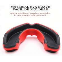 Protector Bucal Box de Silicona, IRUEJFSR Adulto bucal futbol americano, Apto para MMA, jiu jitsu brasileño, football americano, boxeo, lucha libre - 1 - Ver 5