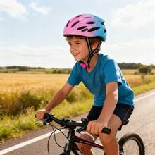 1pc Kids Bike Helmet - Lightweight & Durable, Strong Protection, Breathable Design, Adjustable Size, Removable Lining | Suitable For Cycling, Skateboarding, Scooter, Also A Great Gift