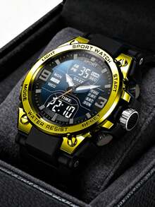 1 件多功能运动电子表，双显示屏，适合日常佩戴，馈赠佳品 - 均碼 - 查看 13