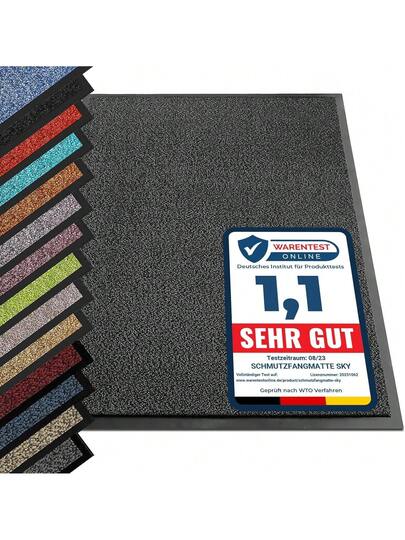 Etm Dirt Trapping Mat, Foot Mat Indoor Outdoor Front Door In Various Sizes (Anthracite Black, 60 180 Cm) view 8