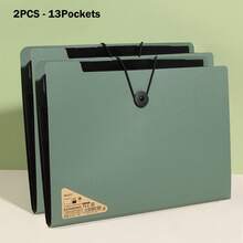Carpeta de archivo expandible con 5/8/13 bolsillos, ultra ligera y delgada, organizador de archivo acordeón, tamaño A4 carta, organizador de documentos y recibos para el aula, el hogar, la oficina y los viajes