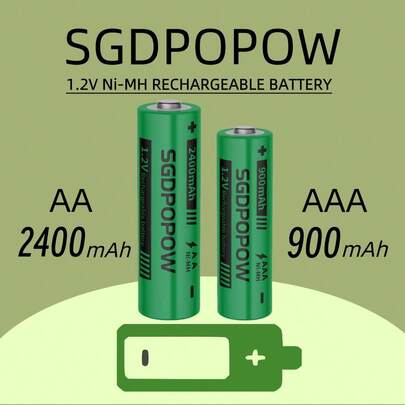 SGDPOPOW AA/AAA Ni-MH Rechargeable Batteries R06/R03 Are A Highly Efficient And Stable Power Supply, Suitable For Various Electronic Devices, And Are The Preferred Choice For Equipment And Related Products.