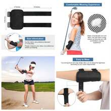 Swing Training Aid Elbow, Swing Trainer, Straight Arm Training Aid With - Tok Sound Notifications, Posture Correction Brace Of Swing Beginners Training - 最初的 - 查看 1