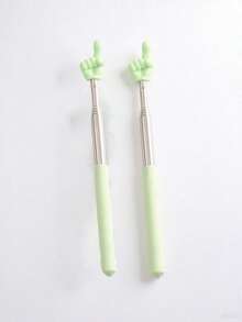 1-5支装不锈钢伸缩多功能笔，包含阅读辅助、触摸屏操作和教学功能。是教师和家长辅助孩子的实用工具。 - 彩色 - 查看 8