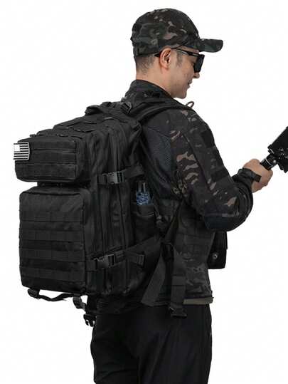 Large Capacity Outdoor Hiking Backpack, Multi-Function Sports Travel Bag, Essential For Camping & Trekking