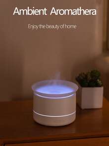 ViSSKO 200ml Smart Aroma Diffuser | 7 Color Lights, Auto Shut Off, Direct/Mist Spray, Classic Black/White, Create Your Personalized Relaxation Space - Multicolor - View 13