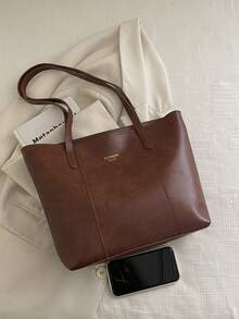 Borsa a tracolla di grande capacità alla moda, per uso quotidiano casual, borsa personalizzata, versatile