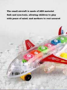 Combination Inertial Push-Pull Toy, Rotating Light & Sound Toy, Musical Toy, Transparent Gear Car, Children's Toy Car, Electric Music Light, Universal Driving Car - Toys For Boys