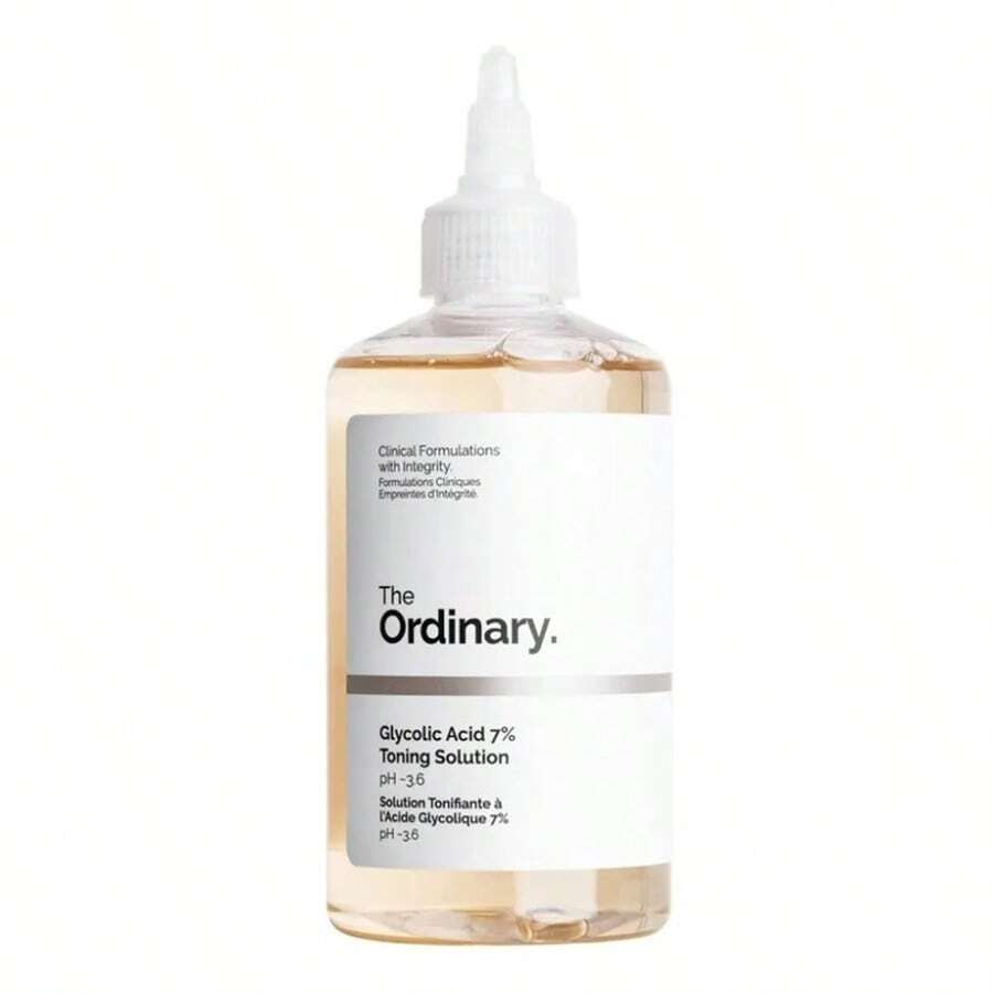 The Ordinary Glycolic Acid 7% Exfoliating Toner, Brightening and Smoothing Daily Toner for More Even-Looking Skin Tone, 240ml - Toner - Ver 1