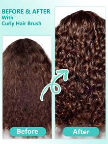 New Upgraded Curling Brush With Bristles And Special Design, Curling Brush Especially For Curly Hair, Shaping And Styling Curls For Men And Women, Reducing Pulling And Curl Separation, Hairbrushes, Combs, Hair Tools, Hair Products And Accessories For Barber Salon Beauty Travel Essentials - Multicolor - View 6