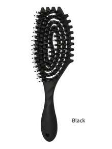 1pc Define Styling Tangled Hair Comb Hollow Comb Salon Hair Massage Air Comb Cushion Curl Brush Anti-Static Styling Brush Used To Comb Tangled Hair, Massage Scalp, Use In Bathroom, Dressing Table, Suitable For Both Men And Women - Multicolor - View 11