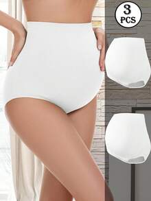 2pcs Maternity Underwear, High Waist Belly Support, Comfortable Stretchy & Skin-Friendly - White - View 5