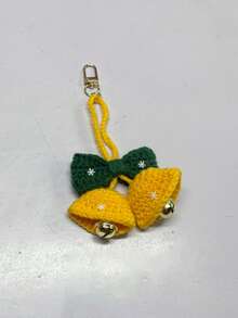 1 pièce Pendentif de porte-clés en cloche tricotée créative, décoration suspendue, cadeau pour amis, famille, anniversaire, Saint-Valentin, accessoires de fête, cadeau de vacances idéal, breloques de sac de Noël, idées de cadeaux pour sœur, enseignant