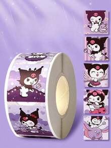 500pcs Assorted Cartoon Cute Round & Square Decorative Stickers, Self-Adhesive Sealing Stickers, Creative Stickers (Color Variation May Occur)