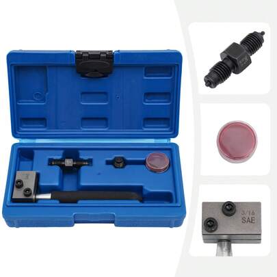 Brake Line Compact SAE Double Flare Flaring Tool, Flaring Device, Brake Line Flaring Tool