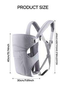 1PC Baby Carrier, Front & Back Carry, Baby Sling Carrier Portable Newborn Toddler,Child Infant Baby Carrier-Child Carrier Sling,Lightweight & Breathabl - 布款 - 查看 4