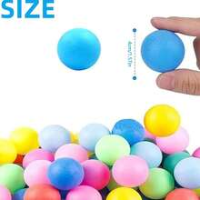 5/15/30 Stück bunte Tischtennisbälle, geeignet für Partydekoration, kleine Geschenke - auch geeignet für Outdoor-Sport, Familienunterhaltung, Gartenspiele und Geburtstagsspiele - Verschiedenfarbig - Übersicht 7