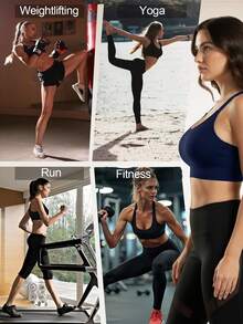 Áo ngực thể thao không đường may, giảm sốc, áo tập thể dục không gọng, áo tank top thể thao nữ dây chéo lưng, áo ngực yoga nâng đỡ, áo ngực chạy bộ giảm sốc cho nữ. - Màu xanh lam - Xem 6